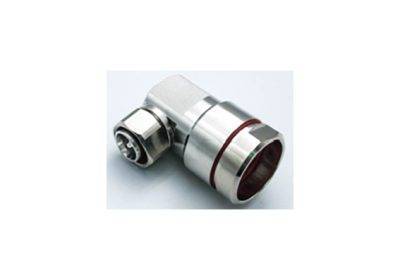 4.3-10 Male R-A Connector for 7-8 feeder cable. Conectores Radiofrecuencia